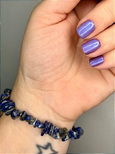 Pulseira Lápis Lazuli Cascalho - Sabedoria, Propósito, Conexão Espiritual