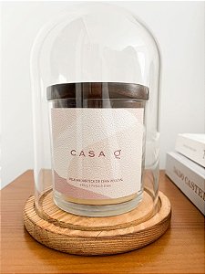 Vela Luxo 400g - Jasmim Branco