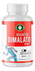 Magnésio Dimalato 500mg 120 cápsulas FIT MIX