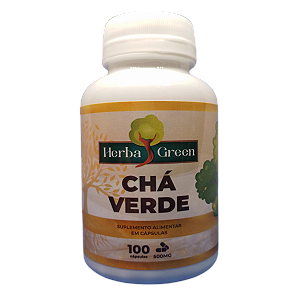 CHÁ VERDE 100 CÁPSULAS - HERBAGREEN