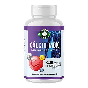 🦴✨Cálcio MDK 60 cápsulas - 500mg - 60 cápsulas (FITMIX)🦴✨