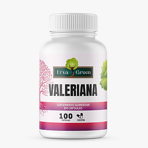 🌿 Valeriana 100 Cápsulas 500mg - ErvaGreen 🌿