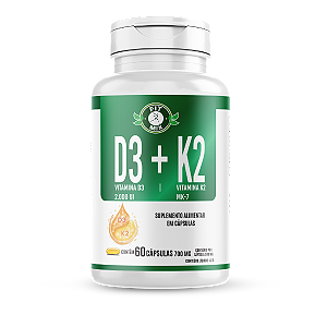 🌞💊 Vitamina D3 (2000UI) + K2 (MK-7) 700mg - 60 Cápsulas Fit Mix 💊🌞