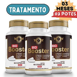 🌿Kit 03 potes -  Bio Booster 600mg 60 cápsulas Fit Mix 🌿