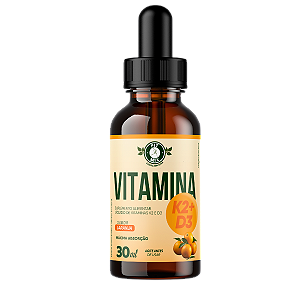 ✨💧 **VITAMINA K2 + D3 EM GOTAS – SABOR LARANJA 🍊 | 30ml – FIT MIX 💚