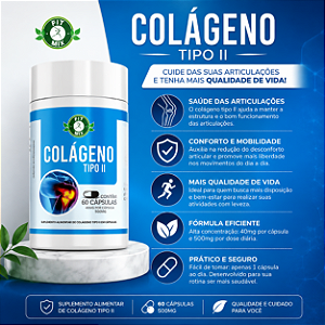 ✨🦴 COLÁGENO TIPO II 💊 40mg por cápsula 💊 60 cápsulas • 500mg 🦴FIT MIX✨