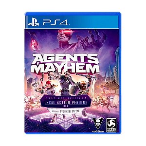 Jogo Seminovo Agents Mayhem Day One Edition PS4