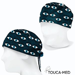 Touca Cirúrgica, Olhos com Cílios