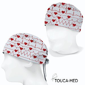 Touca Cirúrgica, ECG Batimentos Cardíacos