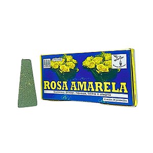 Defumador Pirâmide Rosa Amarela