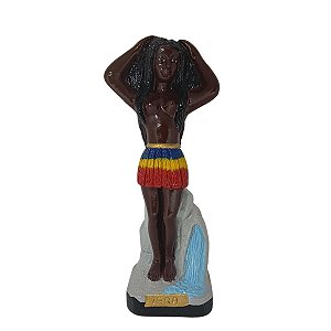 Cabocla Iara em Gesso 20 CM