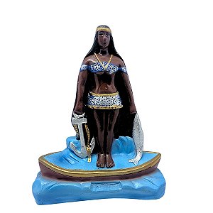 Cabocla Indaiá em Gesso 25 CM