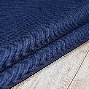 Tecido Morim Metro - Azul Escuro