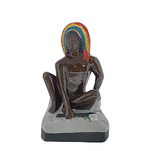 Caboclo Rompe Mato em Gesso 20CM