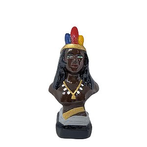 Cabocla Jurema Busto em Gesso 20CM