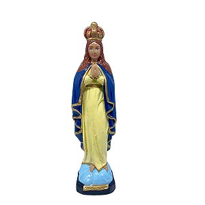 Santa Sara Branca em Gesso 20CM