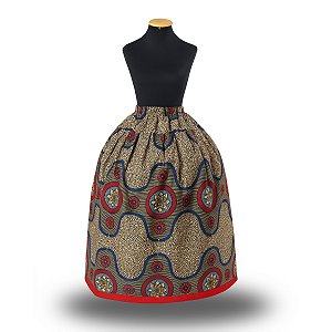 Saia Ankara Estampa Africana - Umbanda e Candomblé