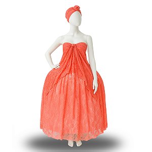 Conjunto de Renda 3 Peças Rosa - Umbanda e Candomblé