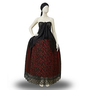 Conjunto Renda 3 Peças Luxo - Pomba Gira