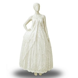 Conjunto Bordado Branco 3 Peças - Umbanda e Candomblé