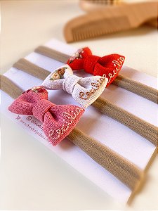 Kit 3 laços Cecília