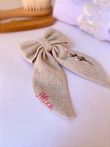 Laço Camponesa - personalizado com nome