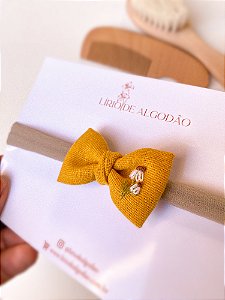 Laço Inês - Mostarda