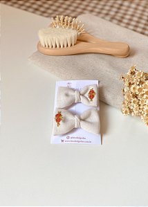 Par de Laço Stella - Off white