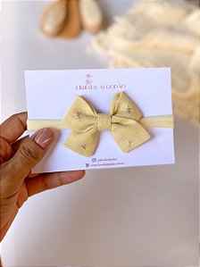 Laço Maria P - amarelo