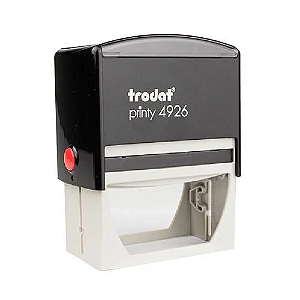 Carimbo Automático Trodat Printy 4926 P2 Preto – 75x38mm