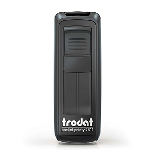 Trodat Pocket 9511 Preto – 38x14mm