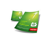 Panfletos, Flyers e Folhetos Couchê 150g Verniz UV Total Frente e Verso 300x400mm 4x4 - 1000 Unidades