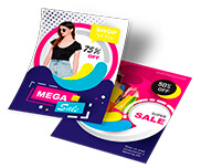 Panfletos, Flyers e Folhetos Couchê 170g Fosco com Verniz Localizado Frente e Verso 300x400mm 4x4 - 1000 Unidades
