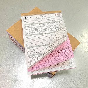 BLOCO 100 FOLHAS - 100X2 AUTOCOPY56G - 10,5X15CM 10 UNIDADES