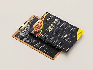 CARDÁPIOS  - SUPREMO 250G - 30X42CM 4x1- 100 UNI