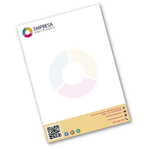 PAPEL TIMBRADO APERGAMINHADO 90G 15X21CM 4x4 Milheiro