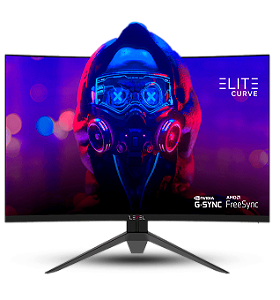 Monitor Gamer Level Elite Curve 27 Eled, 240hz, 1ms, Mprt, Freesync & G-sync