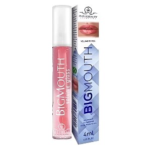 Gloss Labial BIGMOUTH Aumenta os Lábios -  Pink Glow