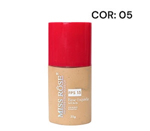 Base Líquida Soft Matte FPS 15 - COR:05 Miss Rôse