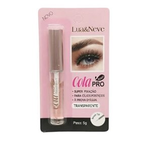 Cola P/ Cílios Transparente a Prova d'agua - Super Fixação Lua&Neve