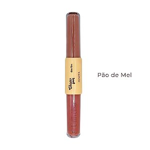 Duo Lips Batom + Gloss Choco Fun COR: Pão de Mel
