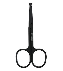 Tesoura sem ponta Atacado em aço preto 10 unidades