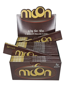 Caixa Seda Moon Brown King size slim Atacado