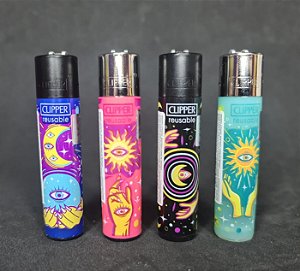 Isqueiro Clipper atacado coleção nova Taroting 1 com 12 unidades