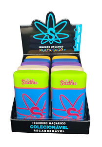 Caixa Isqueiro maçarico Sadhu Edição Limitada Multicolor 1 com 10 unidades