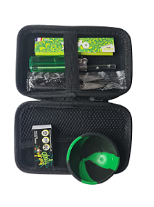Kit Case completão + tesoura + cuia + seda 7 itens