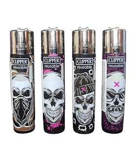 Isqueiro Clipper atacado coleção nova X Boys com 12 unidades