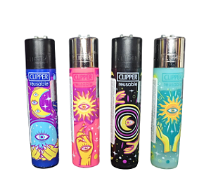 Isqueiro Clipper atacado coleção nova Taroting com 24 unidades