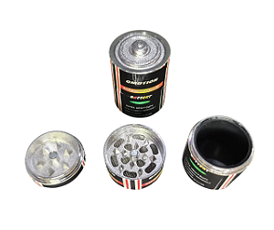 Triturador de metal 3 partes pilha discreto