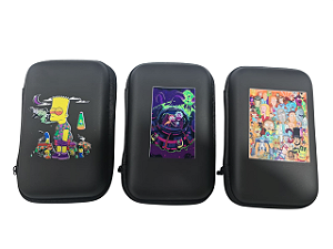 Case estampada Rick alien cogumelo diversas estampas